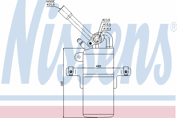 Osuszacz klimatyzacji 95213 Nissens