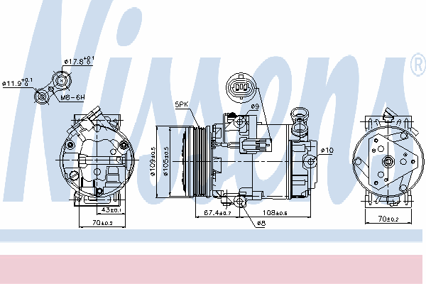 Do koszyka 13189393 Opel Sprężarka klimatyzacji