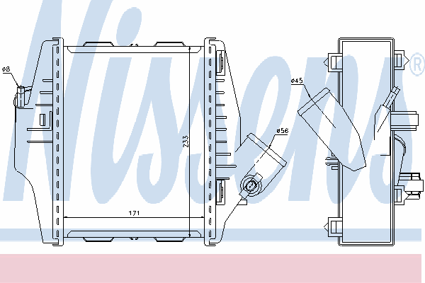 Chłodnica intercoolera Mahle Original CI174000P cena, od 118,75 USD