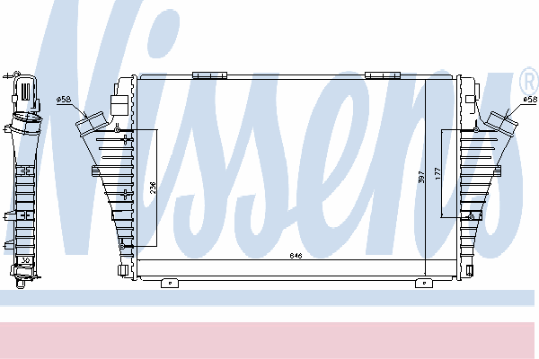 Chłodnica intercoolera 6302059 Opel