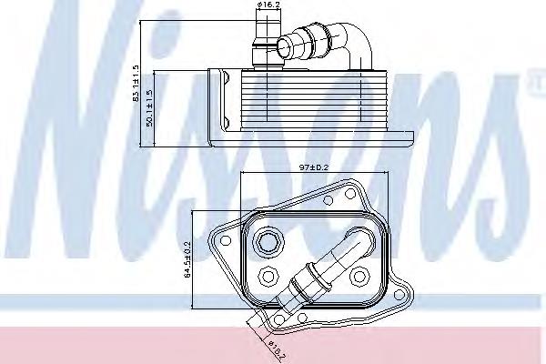 Chłodnica oleju, pod filtrem Metalcaucho 06361 cena, od 39,21 USD