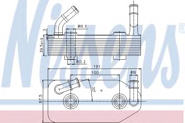 Chłodnica automatycznej/mechanicznej skrzyni biegów Seat Cordoba (6K2, C2)