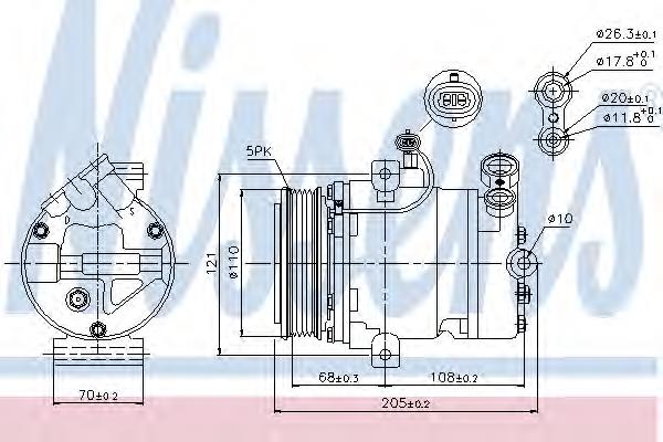 9132918 Opel Sprężarka klimatyzacji