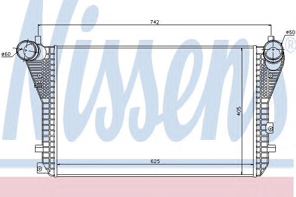 96542 Nissens chłodnica intercoolera