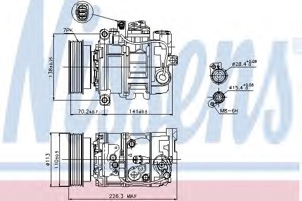 ACP451000S Mahle Original Sprężarka klimatyzacji