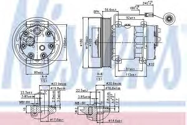 Sprężarka klimatyzacji Mahle Original ACP126000P cena, od 272,12 USD