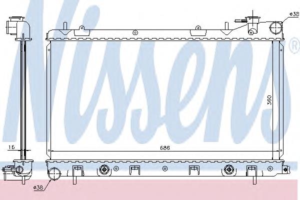 67728 Nissens Chłodnica silnika