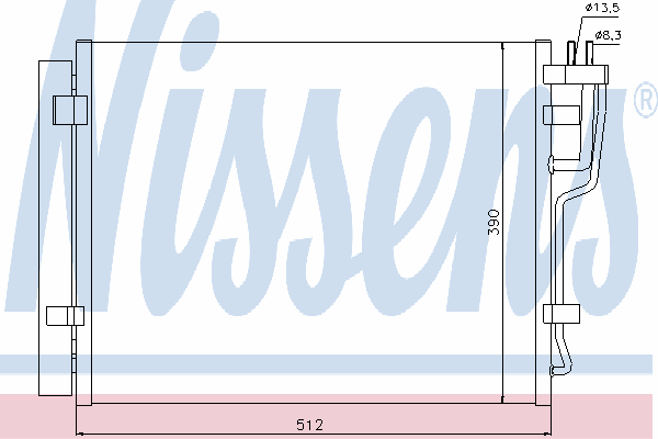 Chłodnica klimatyzacji KIA Ceed (ED)