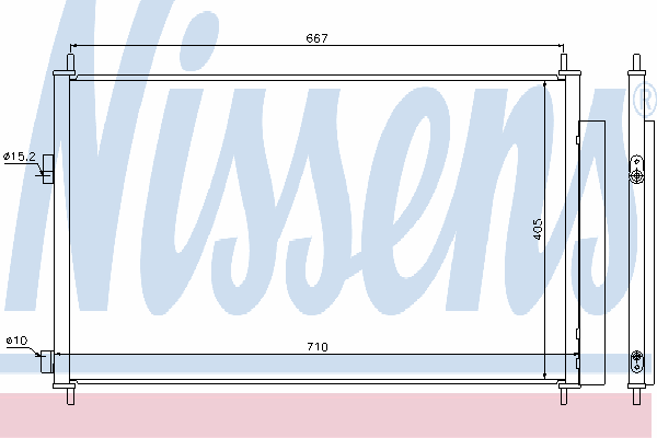 940021 Nissens chłodnica klimatyzacji