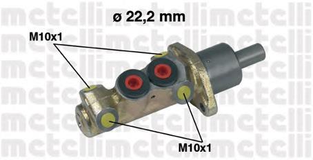 050196 Metelli Główny cylinder hamulców