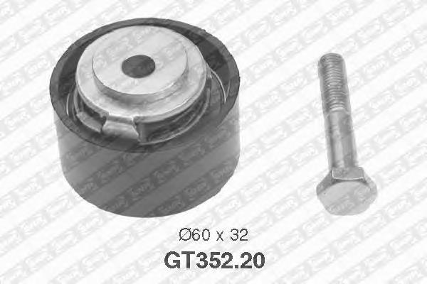 GT35220 SNR Rolka napinacza paska rozrządu