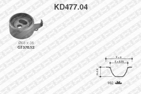 Do koszyka Pasek rozrządu, zestaw Mazda E 2000/2200 SR2