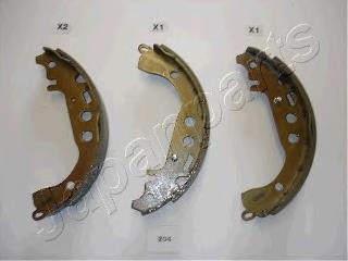 GF204AF Japan Parts Klocki hamulcowe tylne bębnowe