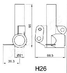 Napinacz paska rozrządu BEH26 Japan Parts
