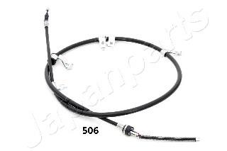Linka hamulca ręcznego tylna lewa BC506 Japan Parts