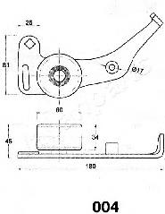Do koszyka 2437029000 Hyundai/Kia Rolka napinacza paska rozrządu