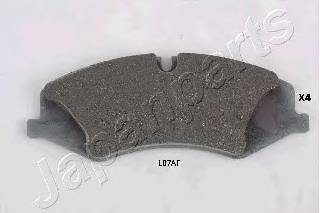 PAL07AF Japan Parts Klocki hamulcowe przednie tarczowe