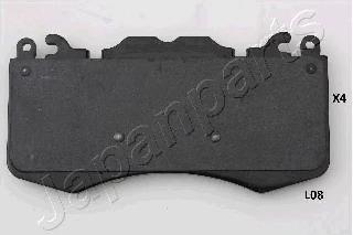PAL08AF Japan Parts Klocki hamulcowe przednie tarczowe