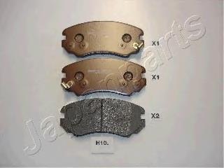 PAH10AF Japan Parts Klocki hamulcowe przednie tarczowe