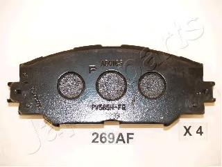 PA-269AF Japan Parts klocki hamulcowe przednie tarczowe