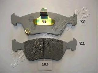 PA282AF Japan Parts Klocki hamulcowe przednie tarczowe