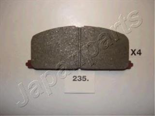PA235AF Japan Parts Klocki hamulcowe przednie tarczowe