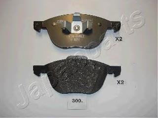 PA300AF Japan Parts Klocki hamulcowe przednie tarczowe