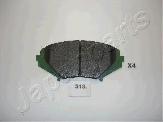 PA313AF Japan Parts Klocki hamulcowe przednie tarczowe