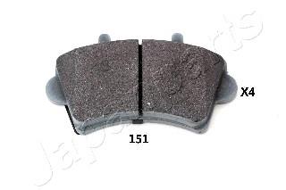 PA151AF Japan Parts Klocki hamulcowe przednie tarczowe