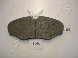 PA109AF Japan Parts Klocki hamulcowe przednie tarczowe