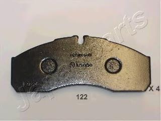 PA122AF Japan Parts Klocki hamulcowe przednie tarczowe