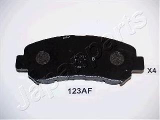 PA123AF Japan Parts Klocki hamulcowe przednie tarczowe