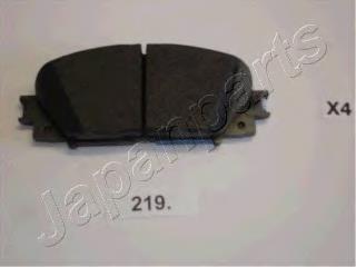 PA219AF Japan Parts Klocki hamulcowe przednie tarczowe