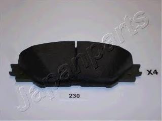 PA230AF Japan Parts Klocki hamulcowe przednie tarczowe