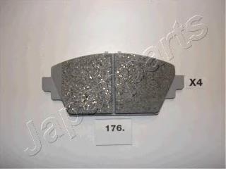 PA176AF Japan Parts Klocki hamulcowe przednie tarczowe