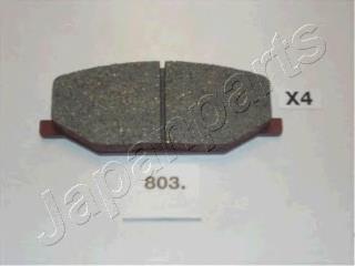 PA803AF Japan Parts Klocki hamulcowe przednie tarczowe