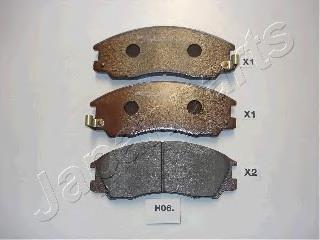 PAH06AF Japan Parts Klocki hamulcowe przednie tarczowe