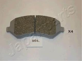 PA994AF Japan Parts Klocki hamulcowe przednie tarczowe