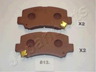 PA813AF Japan Parts Klocki hamulcowe przednie tarczowe