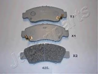 PA425AF Japan Parts Klocki hamulcowe przednie tarczowe