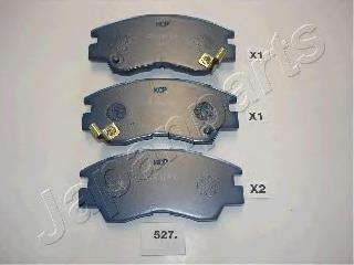 PA527AF Japan Parts Klocki hamulcowe przednie tarczowe