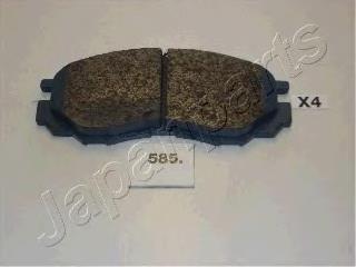 PA585AF Japan Parts Klocki hamulcowe przednie tarczowe