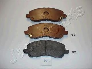 Klocki hamulcowe przednie tarczowe Japan Parts PA501AF cena, od 25,35 USD