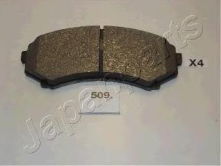 PA509AF Japan Parts Klocki hamulcowe przednie tarczowe
