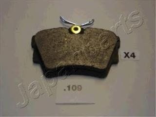 PP109AF Japan Parts Okładziny (klocki) do hamulców tarczowych tylne