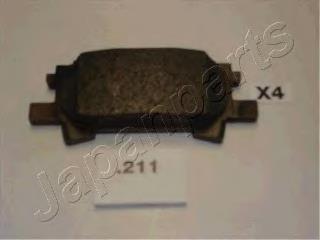 PP211AF Japan Parts Okładziny (klocki) do hamulców tarczowych tylne