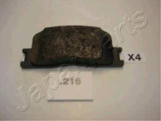 PP216AF Japan Parts Okładziny (klocki) do hamulców tarczowych tylne