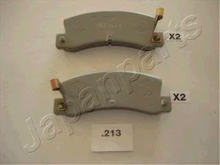 PP213AF Japan Parts Okładziny (klocki) do hamulców tarczowych tylne