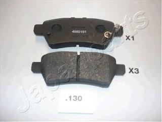 PP130AF Japan Parts Okładziny (klocki) do hamulców tarczowych tylne