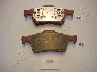 PP138AF Japan Parts Okładziny (klocki) do hamulców tarczowych tylne